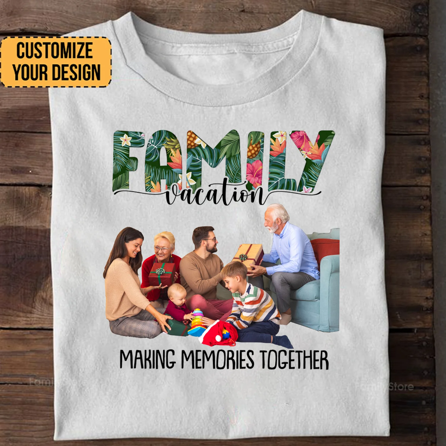 It's Our Vacation - Gift For Family - Personalized Shirt NA94 - Image 2