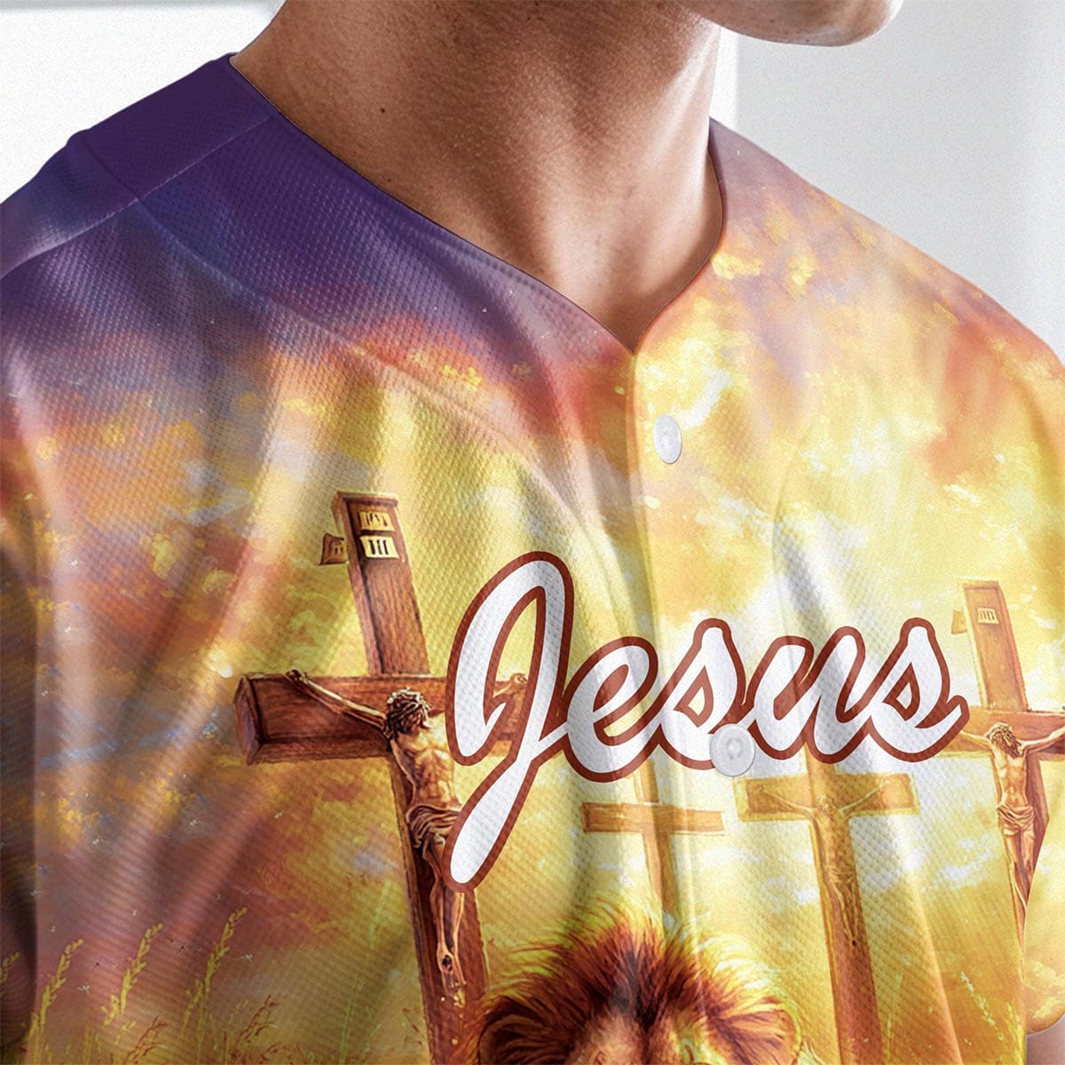 Jesus Because of Him Heaven Know my Name Baseball Jersey Bundle - Image 7