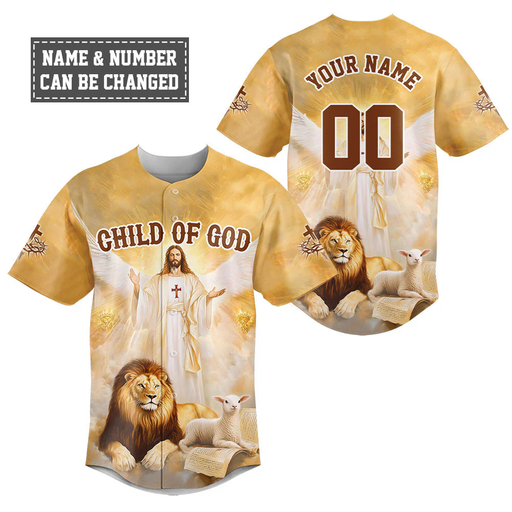 Jesus Child Of God Baseball Jersey Bundle - Image 2