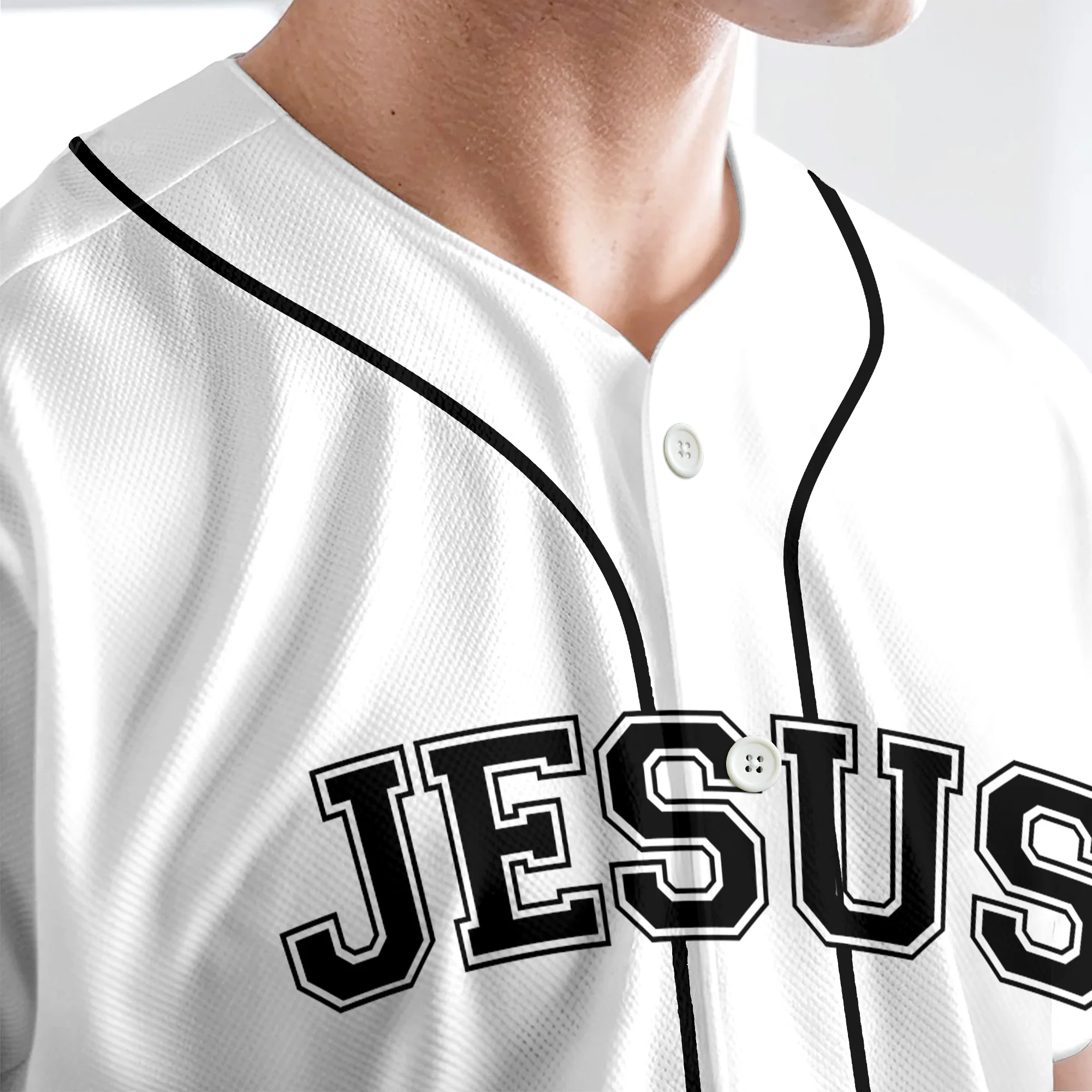 Jesus Hug Embracing Christ Baseball Tee Jersey Shirts - Image 4