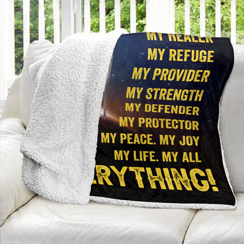 Jesus Is My God My Everything - Personalized Blanket - Gift For Her | CLGOD03 HL128 - Image 5