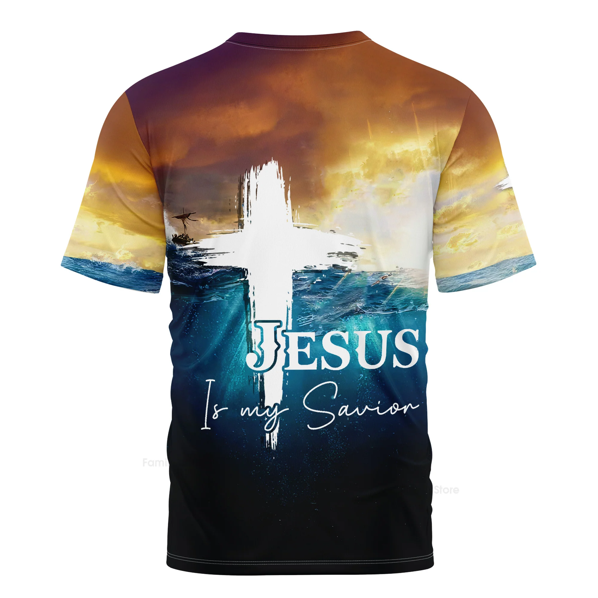 Jesus Is My Savior T-shirt For Men - Image 5