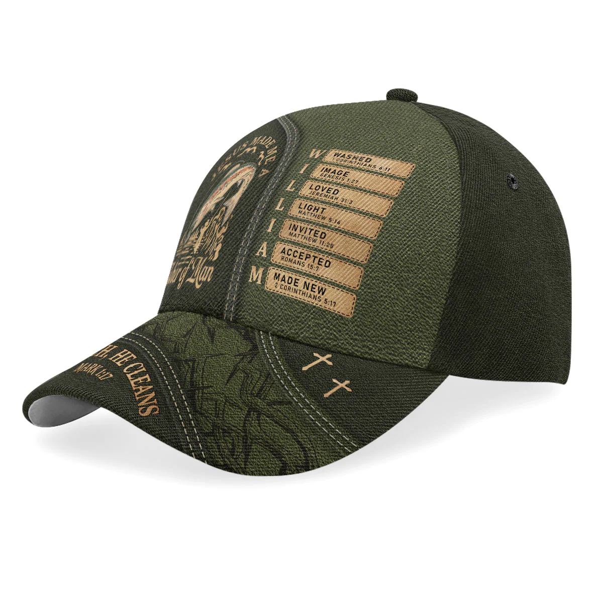 Jesus Made A Fisher Of Man - Personalized Classic Cap TD118 - Image 2