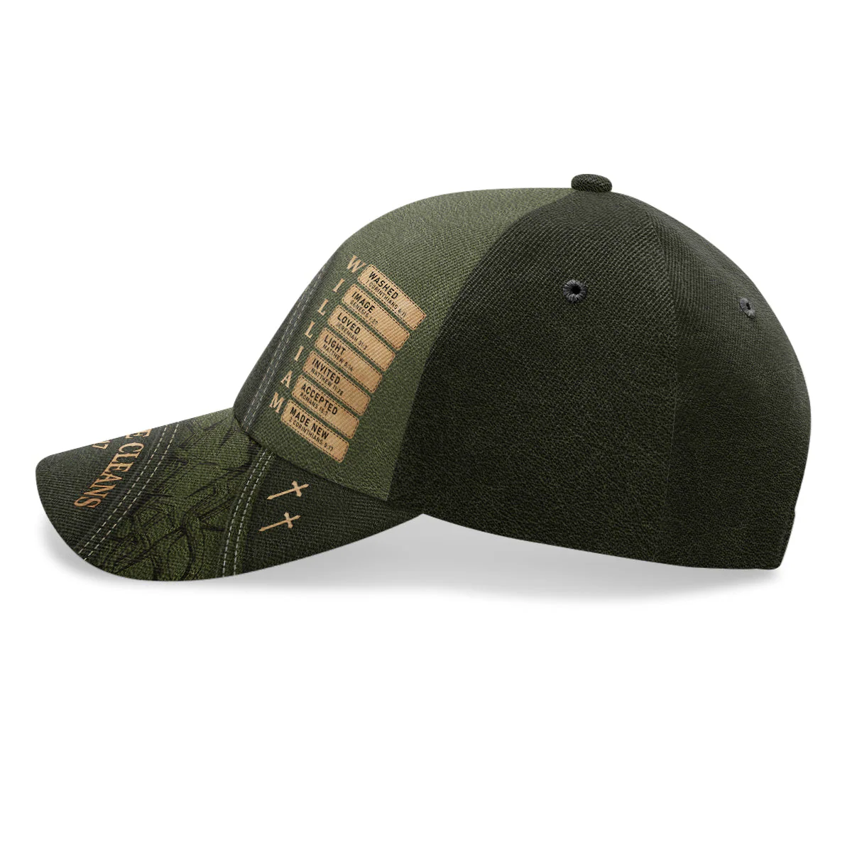 Jesus Made A Fisher Of Man - Personalized Classic Cap TD118 - Image 3