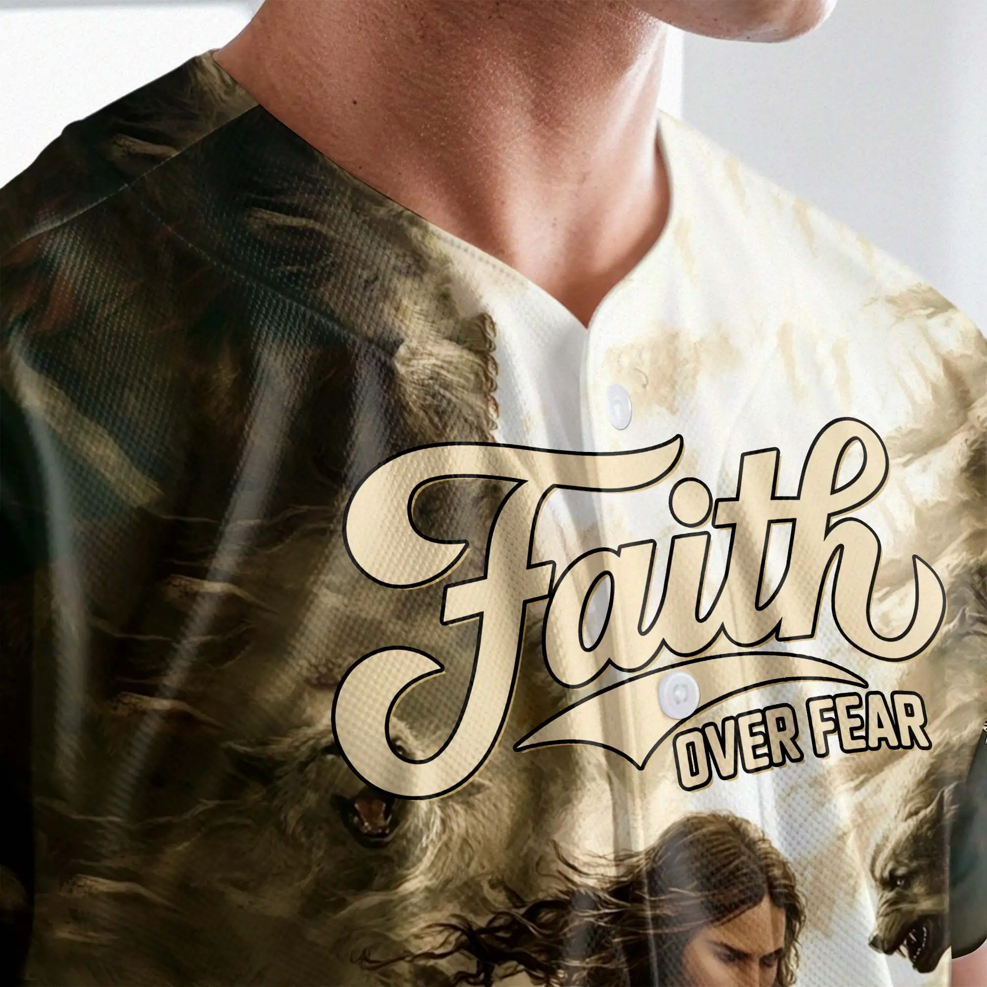 Jesus Protect the Lamp Baseball Jersey Bundle - Image 7