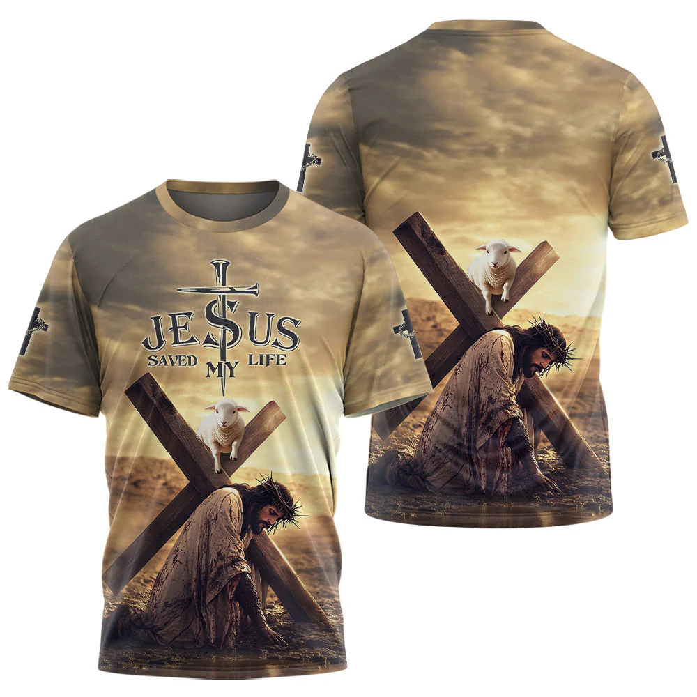 Jesus Save My Life 3D TShirt - Image 3