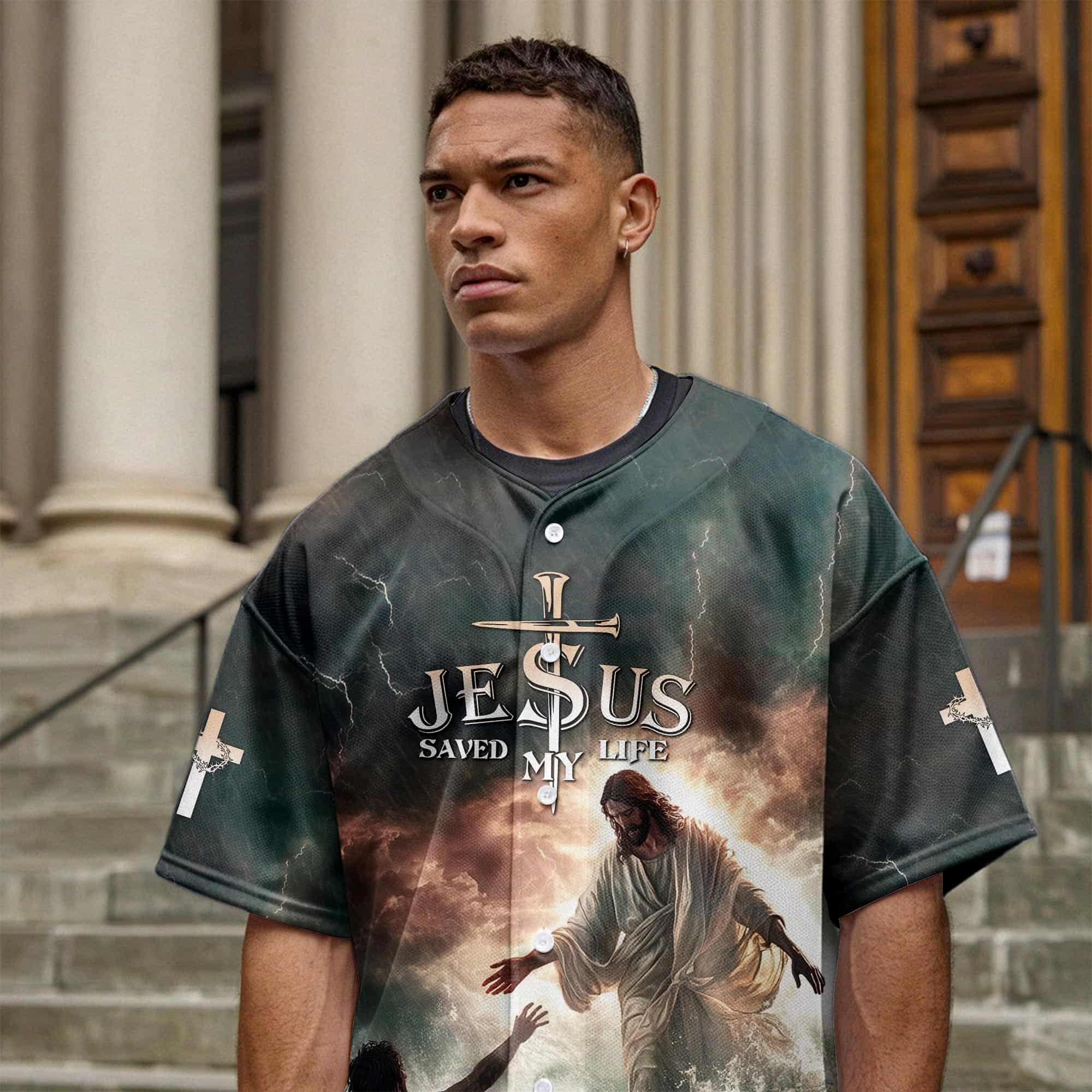 Jesus Save My Life Baseball Jersey Bundle - Image 7