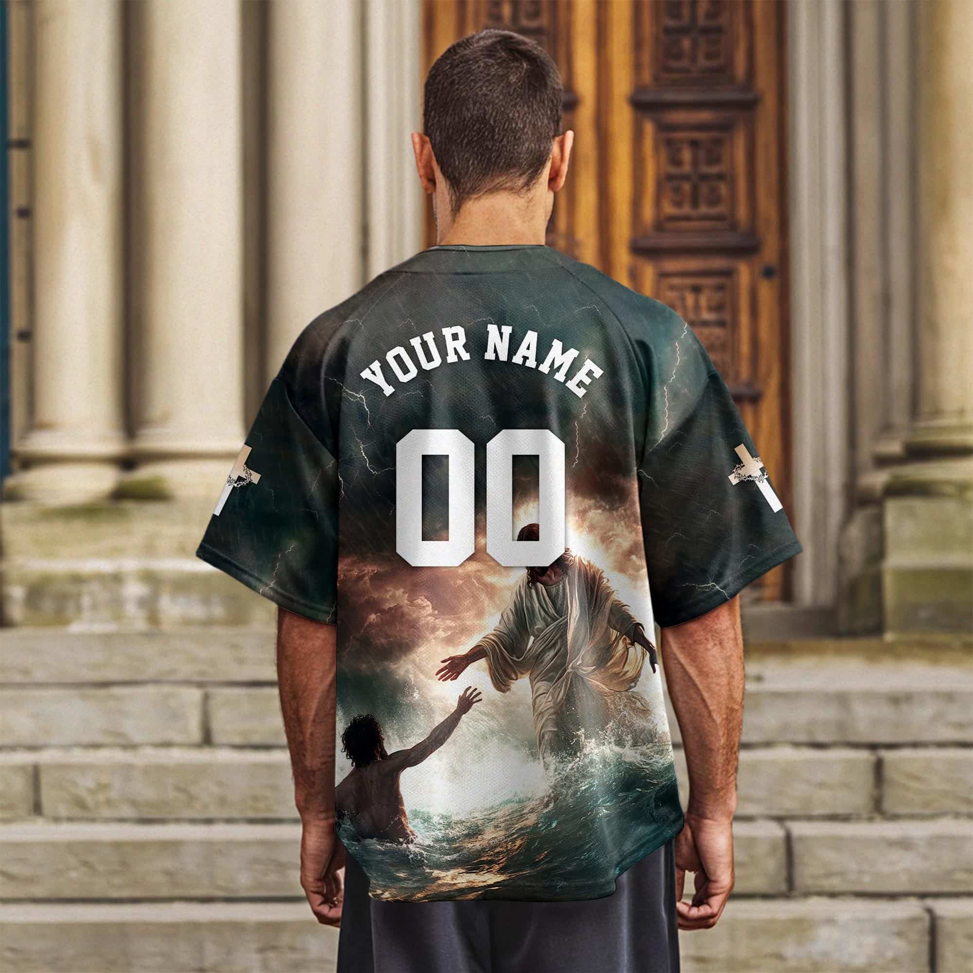 Jesus Save My Life Baseball Jersey Bundle - Image 8