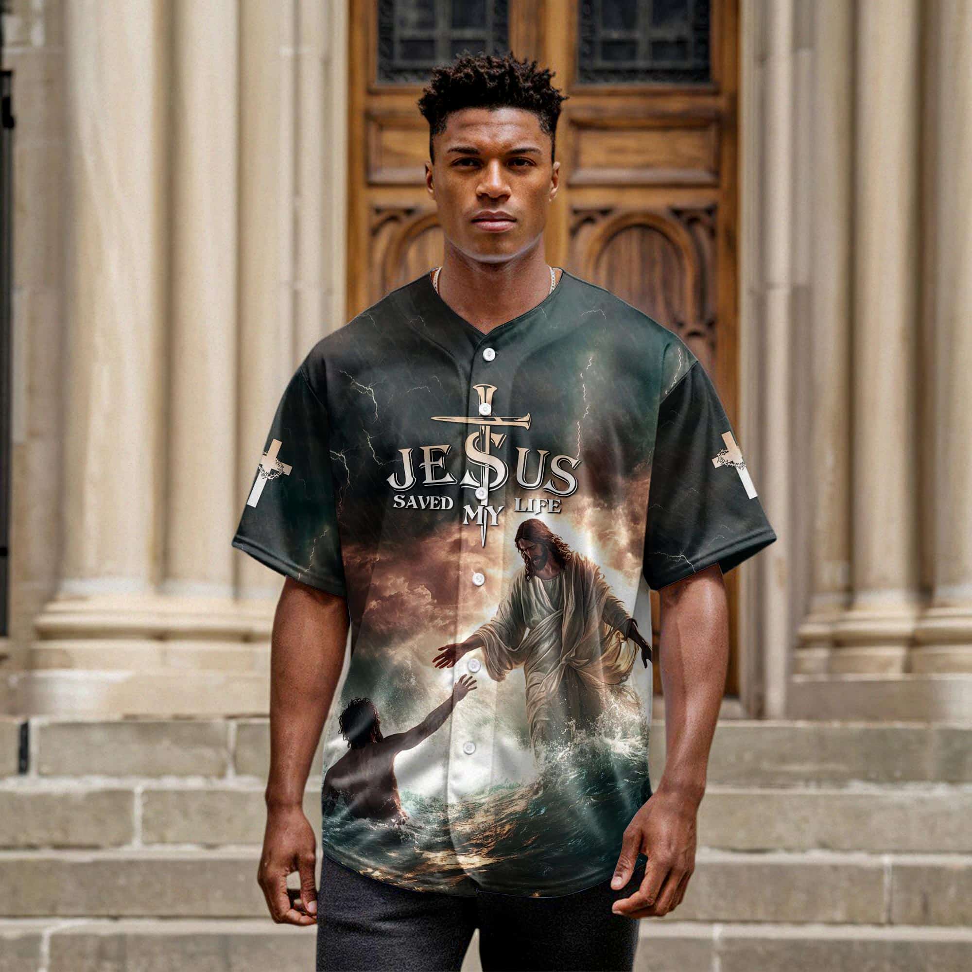 Jesus Save My Life Baseball Jersey Bundle - Image 9