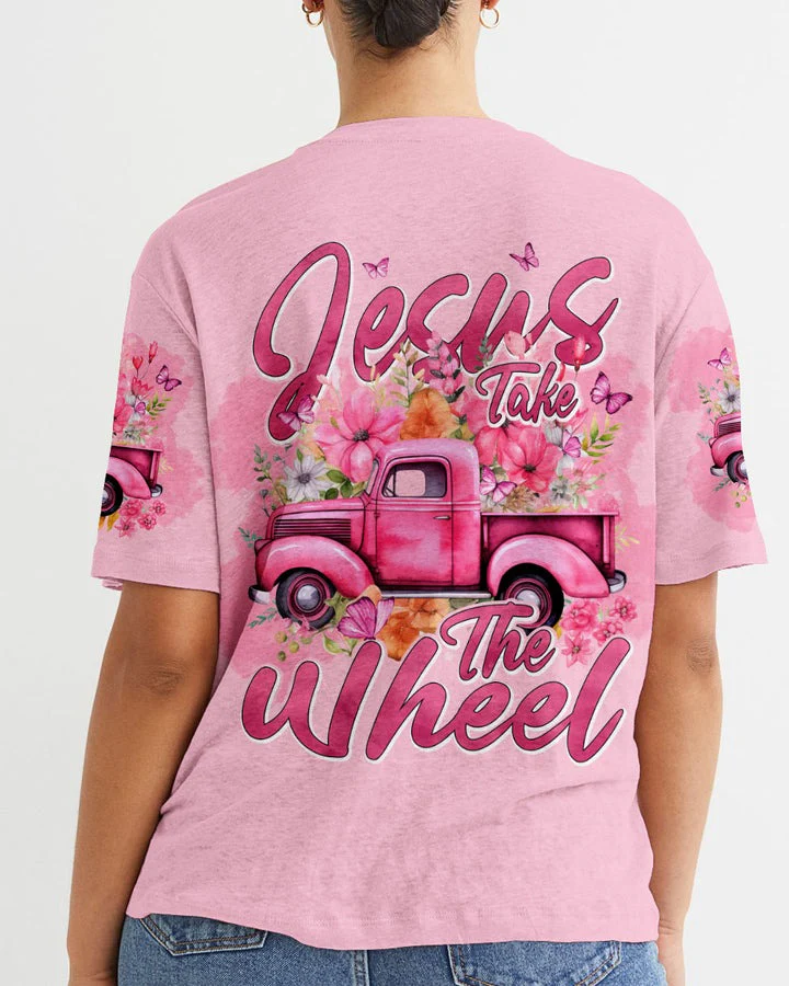 Jesus Take The Wheel - Women's All Over Print Shirt - AT4080512 - Image 5
