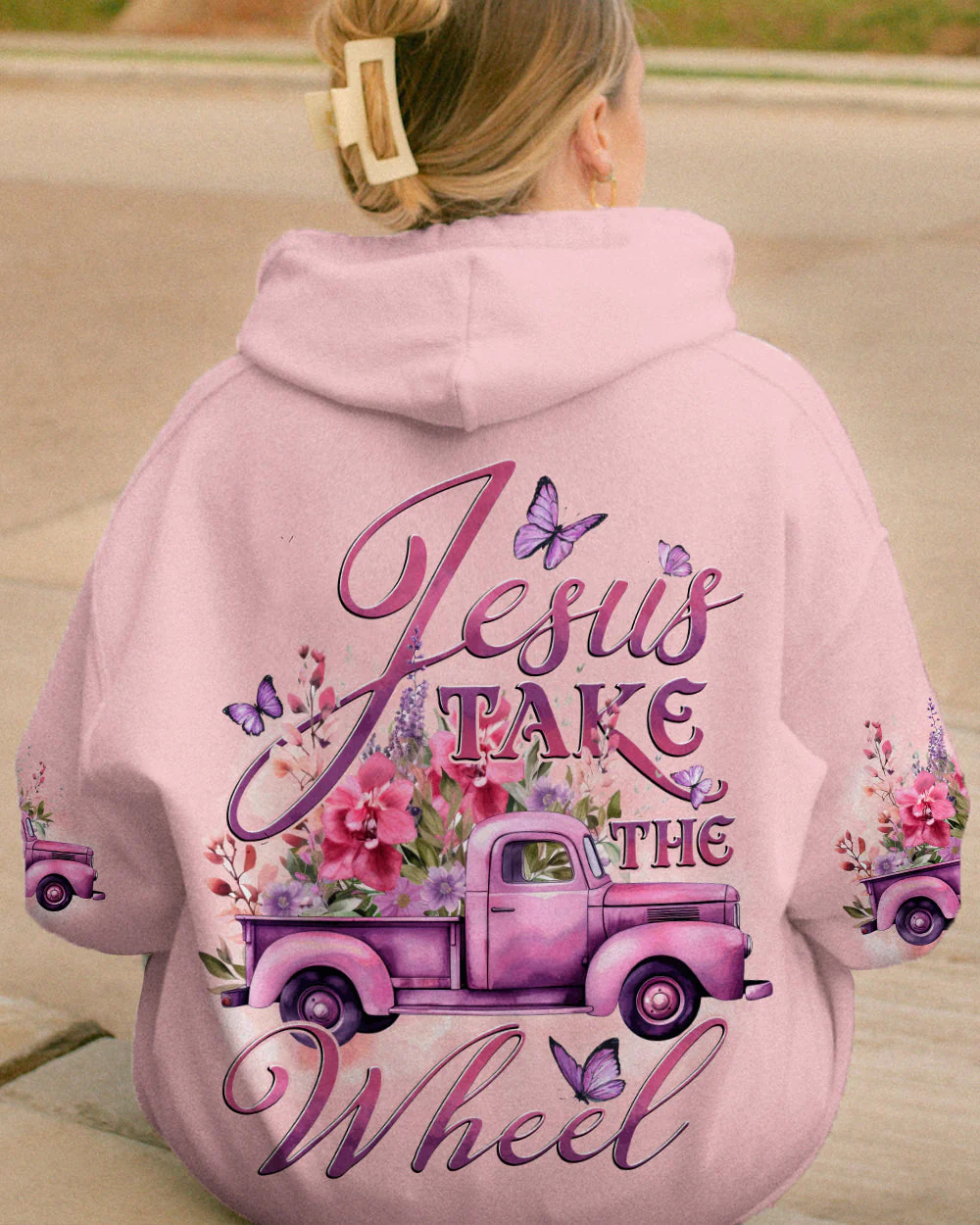 Jesus Take The Wheel Women's All Over Print Shirt - td0712232