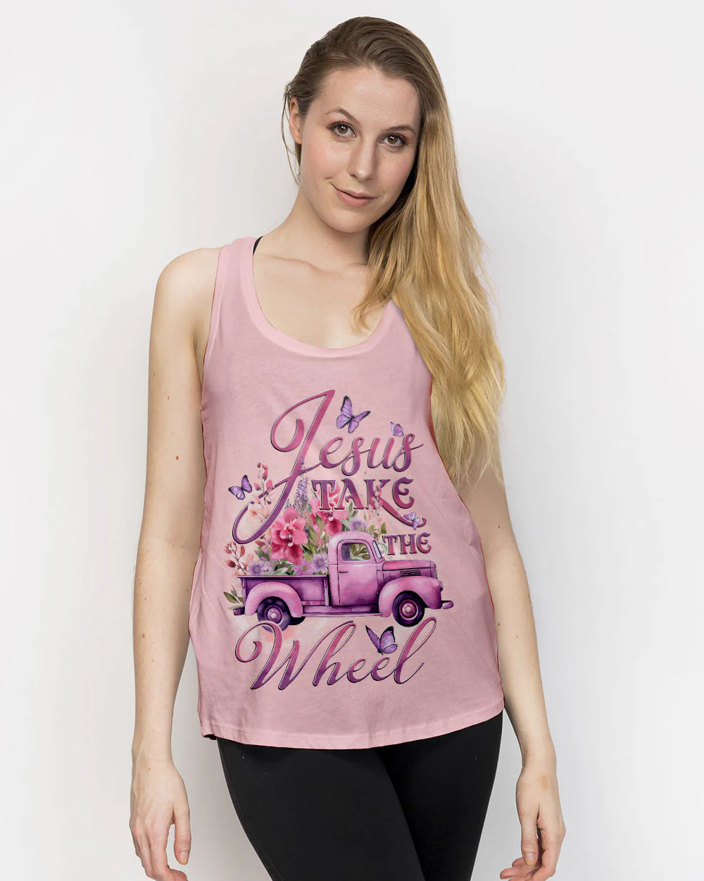 Jesus Take The Wheel Women's All Over Print Shirt - td0712232 - Image 15