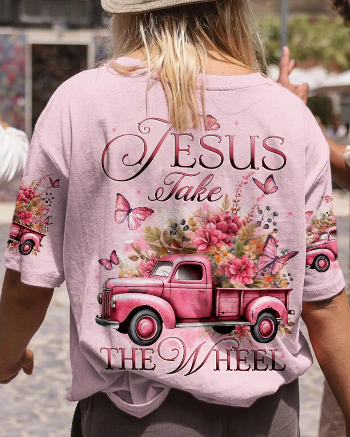 Jesus Take The Wheel Women's All Over Print Shirt - Women's All Over Print Shirt - AT407002 - Image 8