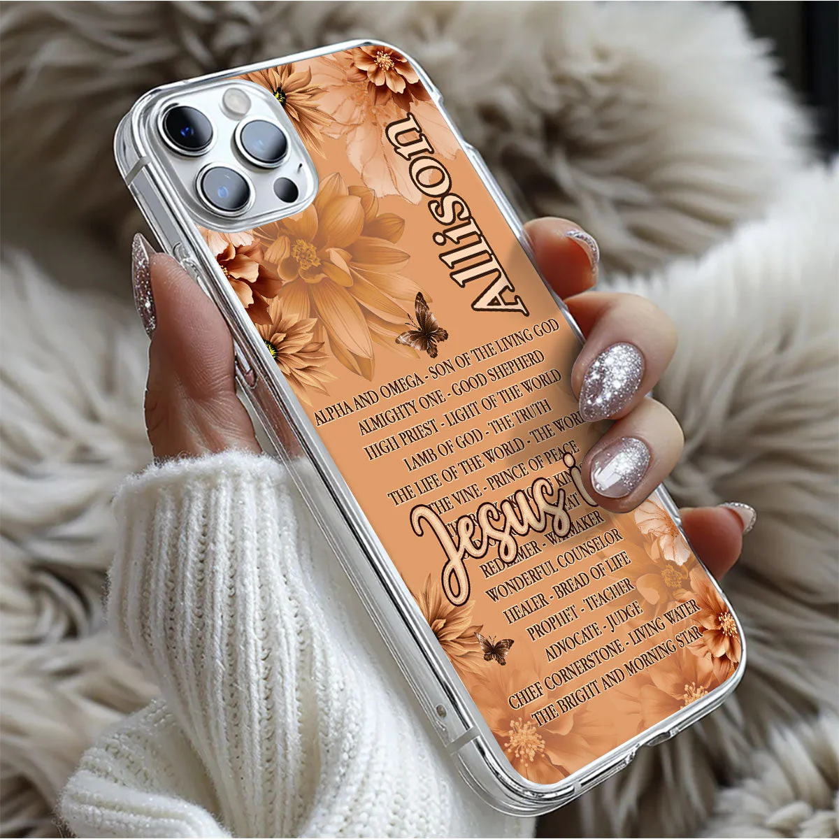 Jesus The King Of Kings - Personalized Phone Case - Christian Gift - Image 5