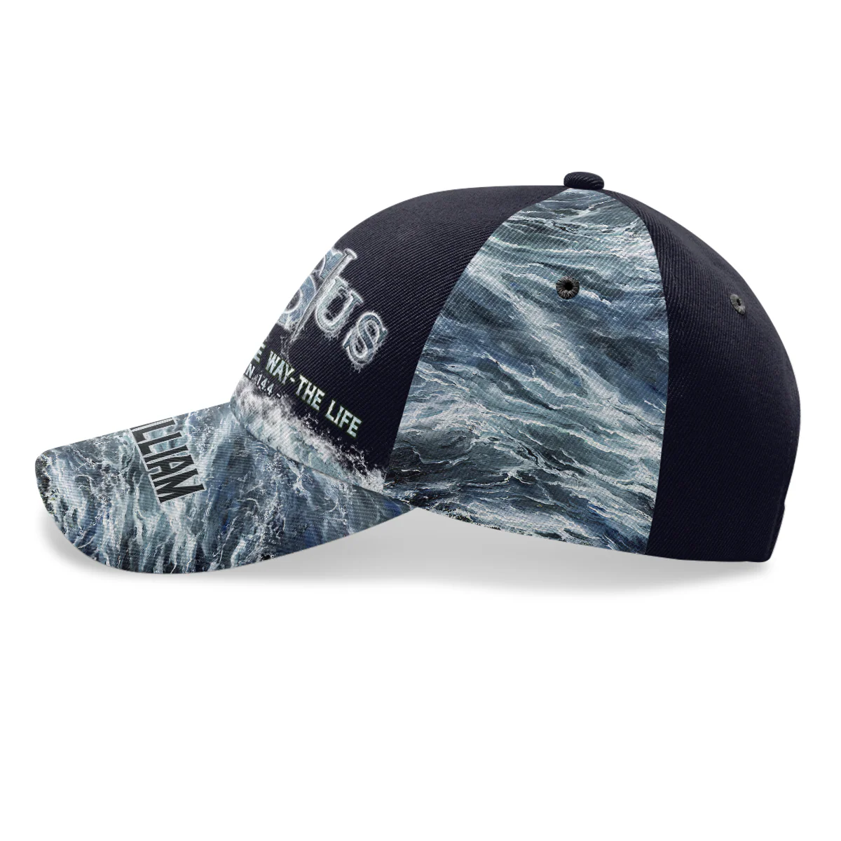 Jesus The Truth The Way The Life - Personalized Classic Cap TD118 - Image 3