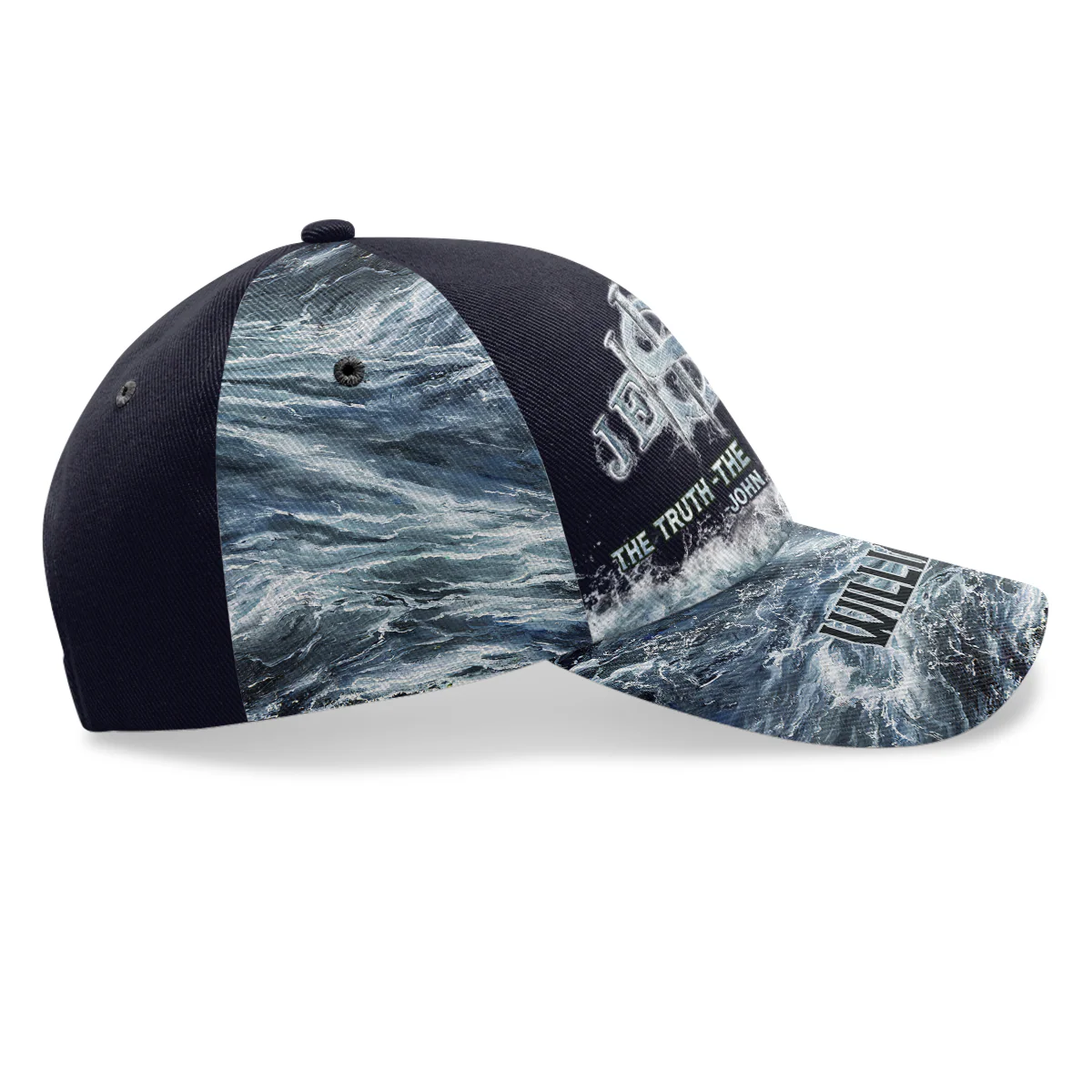 Jesus The Truth The Way The Life - Personalized Classic Cap TD118 - Image 4