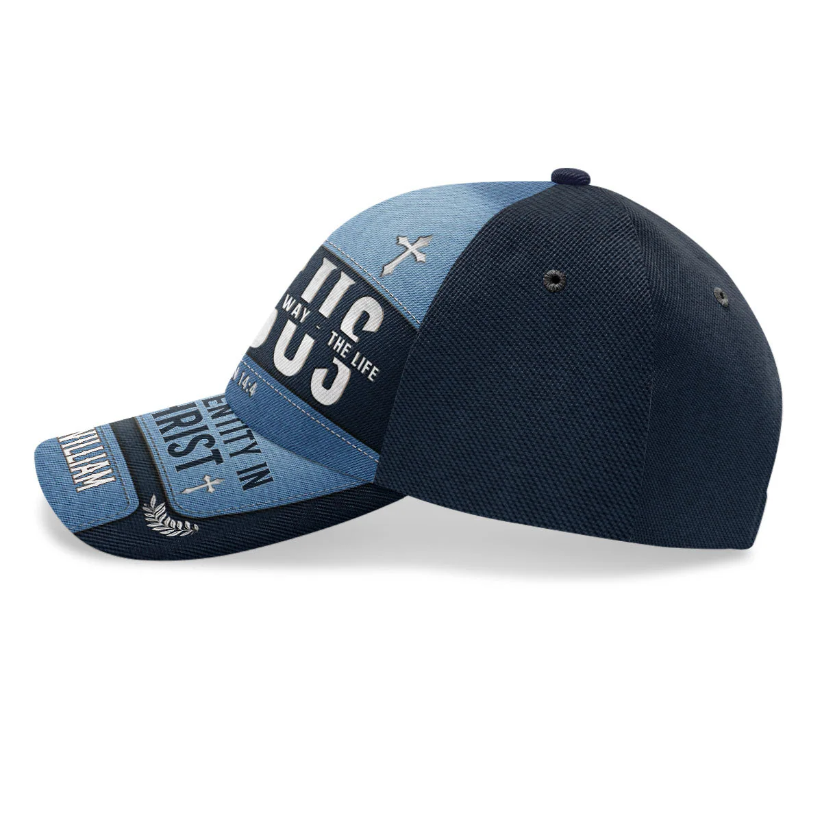 Jesus The Truth The Way The Life - Personalized Classic Cap TD118 - Image 3