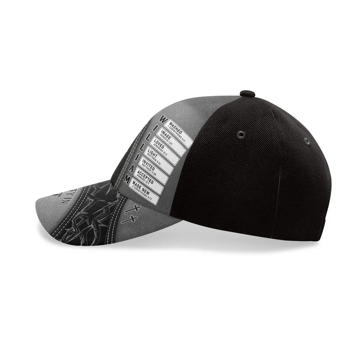 Jesus The Way The Truth The Life - Personalized Classic Cap - Image 15