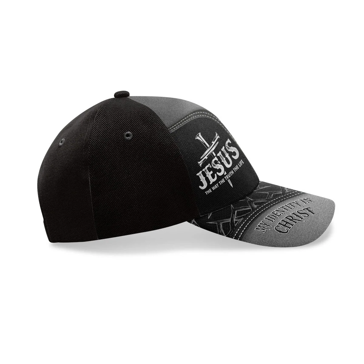 Jesus The Way The Truth The Life - Personalized Classic Cap - Image 16