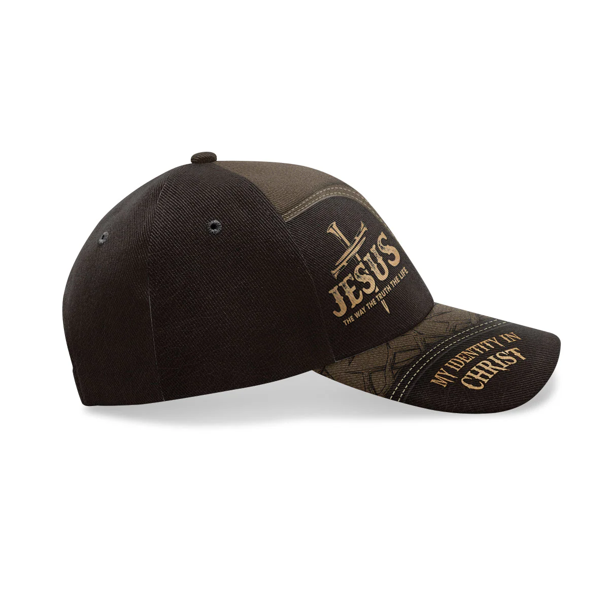 Jesus The Way The Truth The Life - Personalized Classic Cap - Image 8