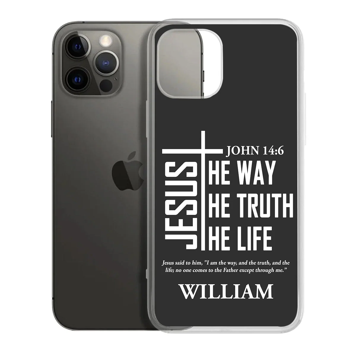 Jesus The Way The Truth The Life - Personalized Phone Case TD118 - Image 7