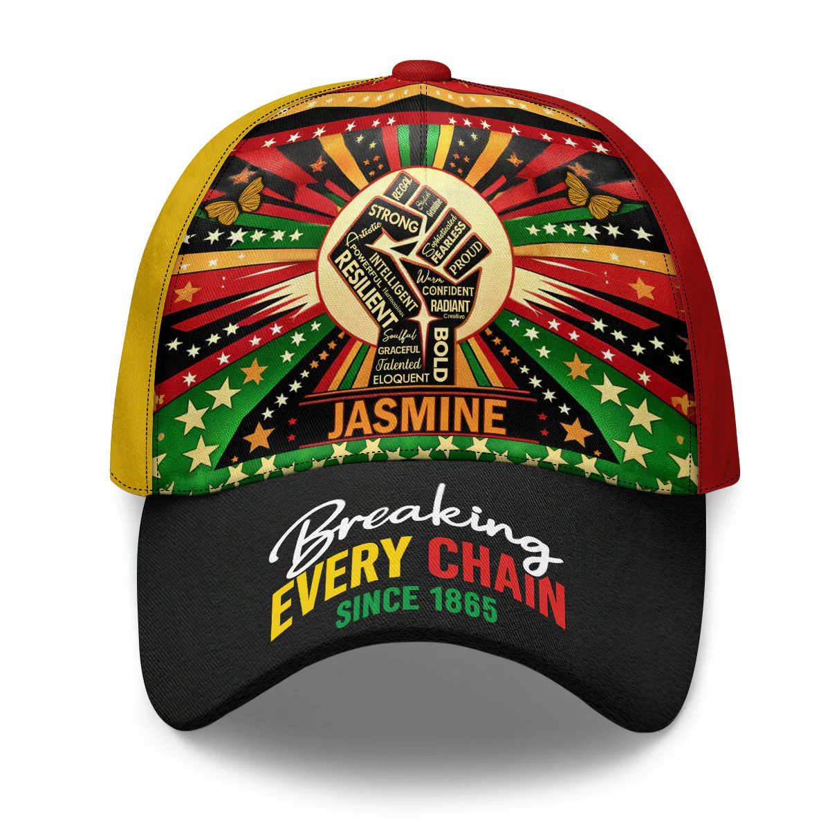 Juneteenth Spirit - Personalized Classic Cap - Juneteenth, Black Pride | YMQ - Image 4