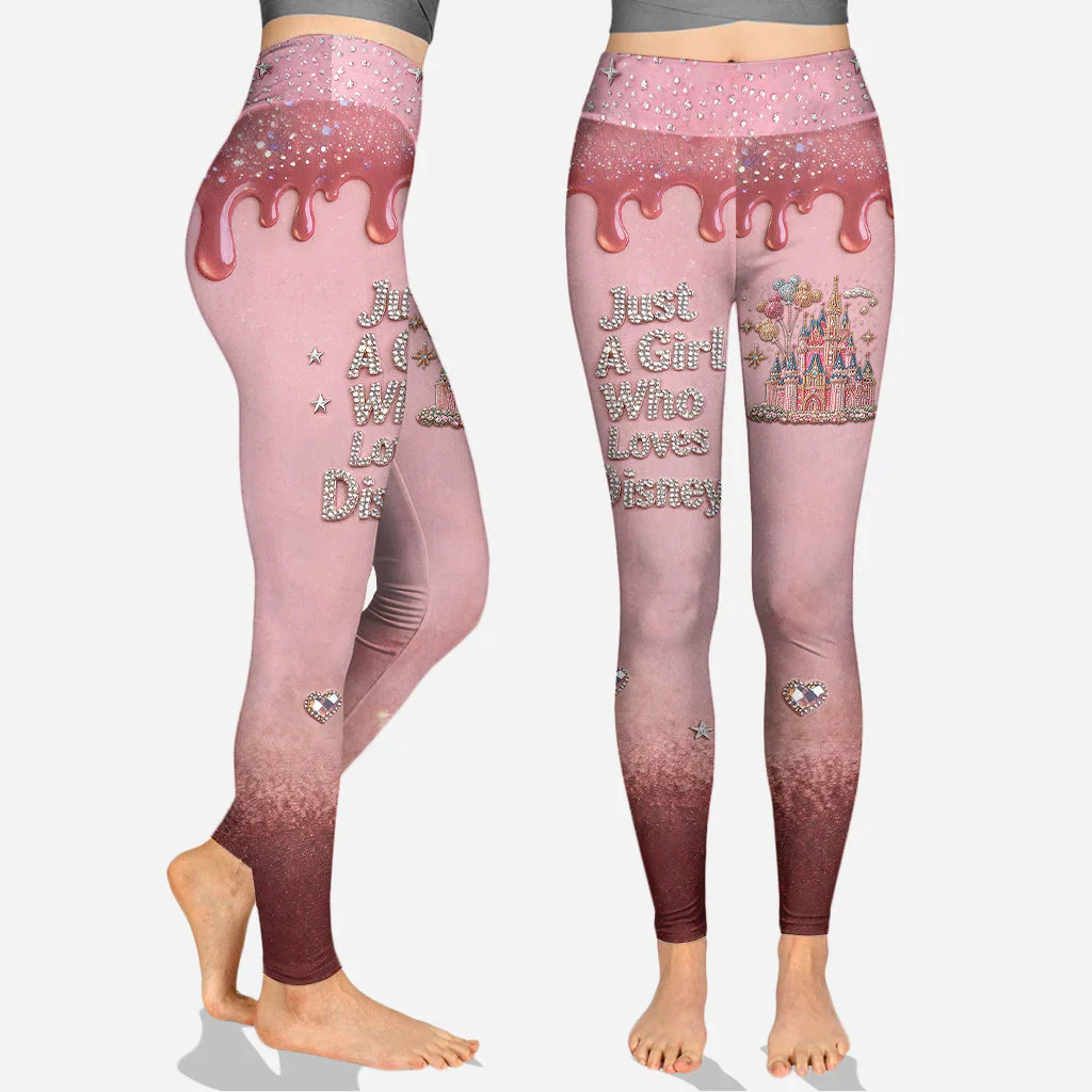 Just A Girl Who Loves DSNY - Personalized Hoodie And Leggings - Gift For Her - Image 2