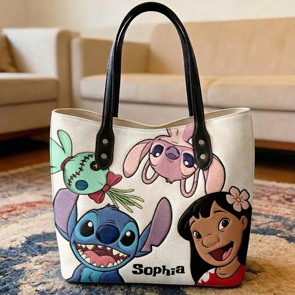 Just A Girl Who Loves Sti - Personalized Tote Bag - Gift For Her, Movie Fans