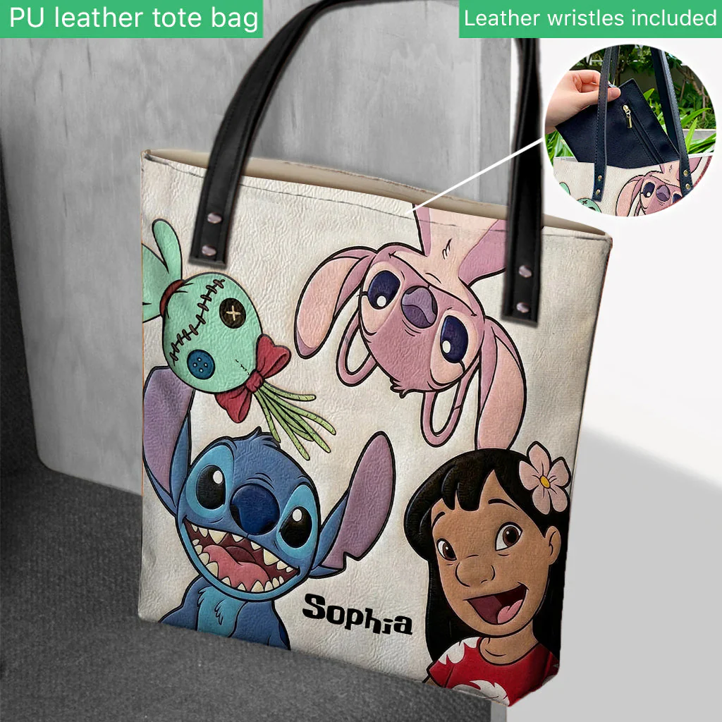 Just A Girl Who Loves Sti - Personalized Tote Bag - Gift For Her, Movie Fans - Image 3
