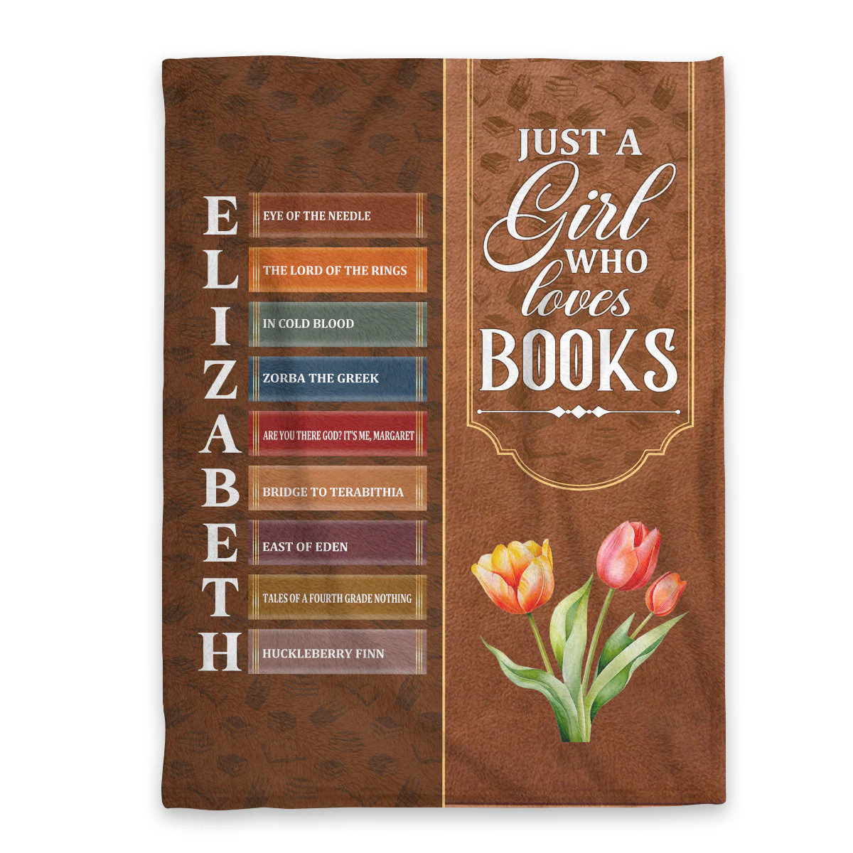 Just A Girl Who Loves To Read Banned Books V2- Personalized Blanket - Gift For Book Lover, Reader HH01 - Image 3