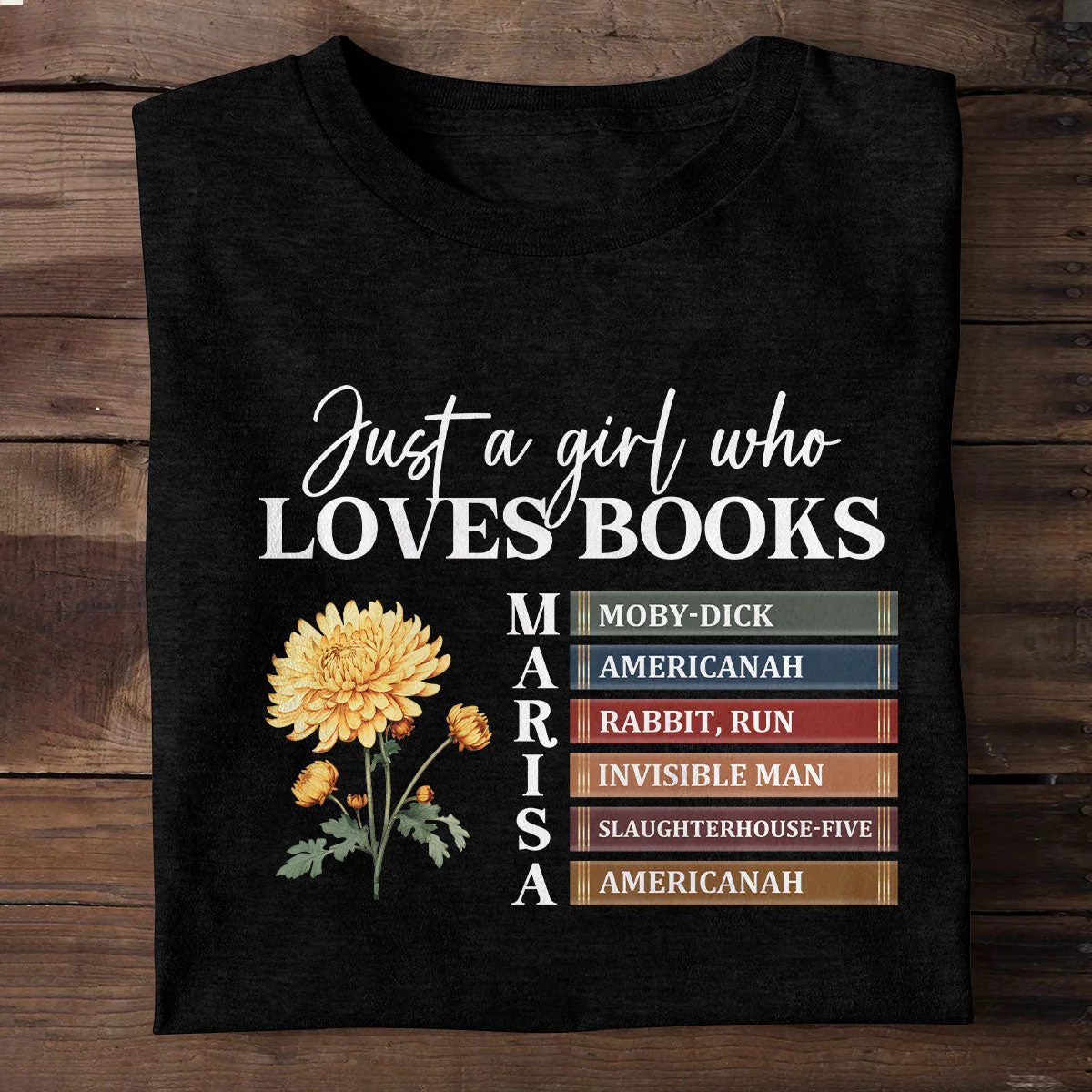 Just A Girl Who Loves To Read Banned Books V2- Personalized T-shirt - Gift For Book Lover, Reader HH01