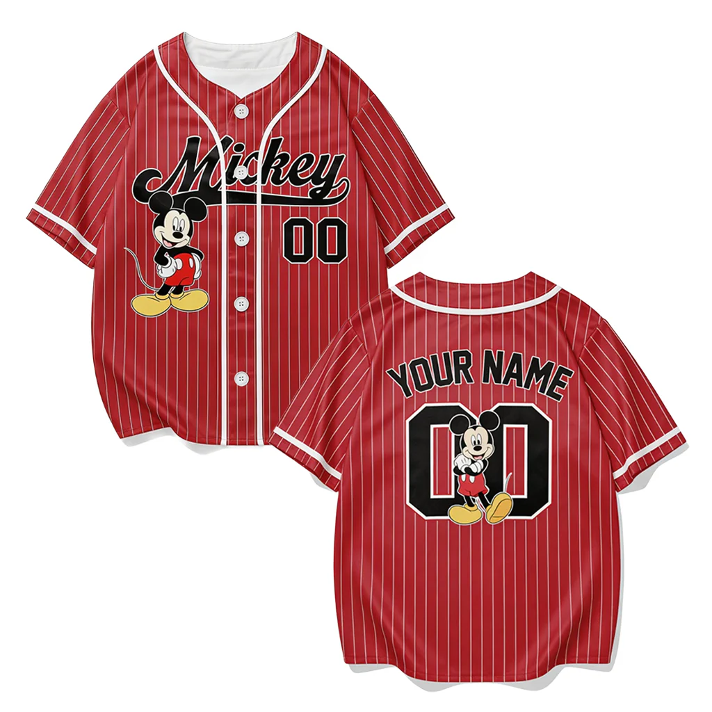 Just Love MkMo Magic Mouse - Personalized Baseball Jersey - Gift For Movie Fans HH01