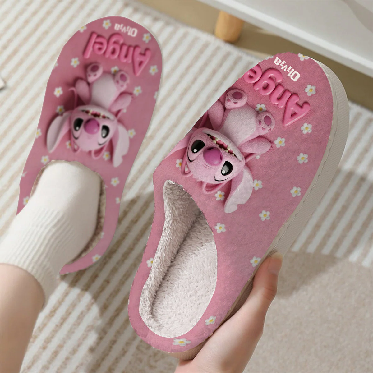 Just Love Sti - Personalized 3D Inflated Effect Slippers - Gift For Fan Movies HH01 - Image 3