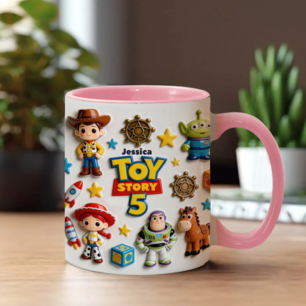 Just Loves Cowboy Story - Personalized Accent Mug - Gift For Fan Movies HH01 - Image 2