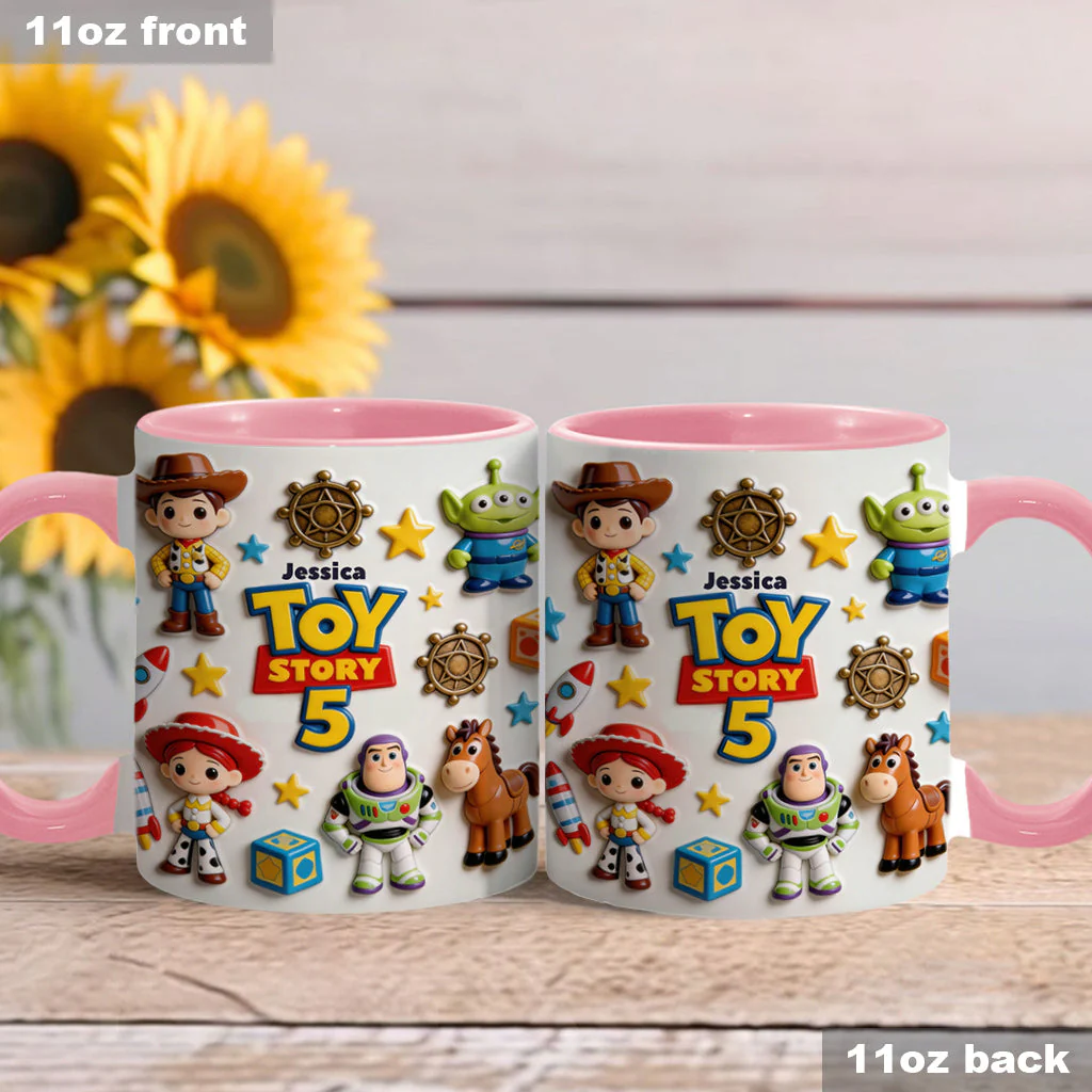 Just Loves Cowboy Story - Personalized Accent Mug - Gift For Fan Movies HH01 - Image 3