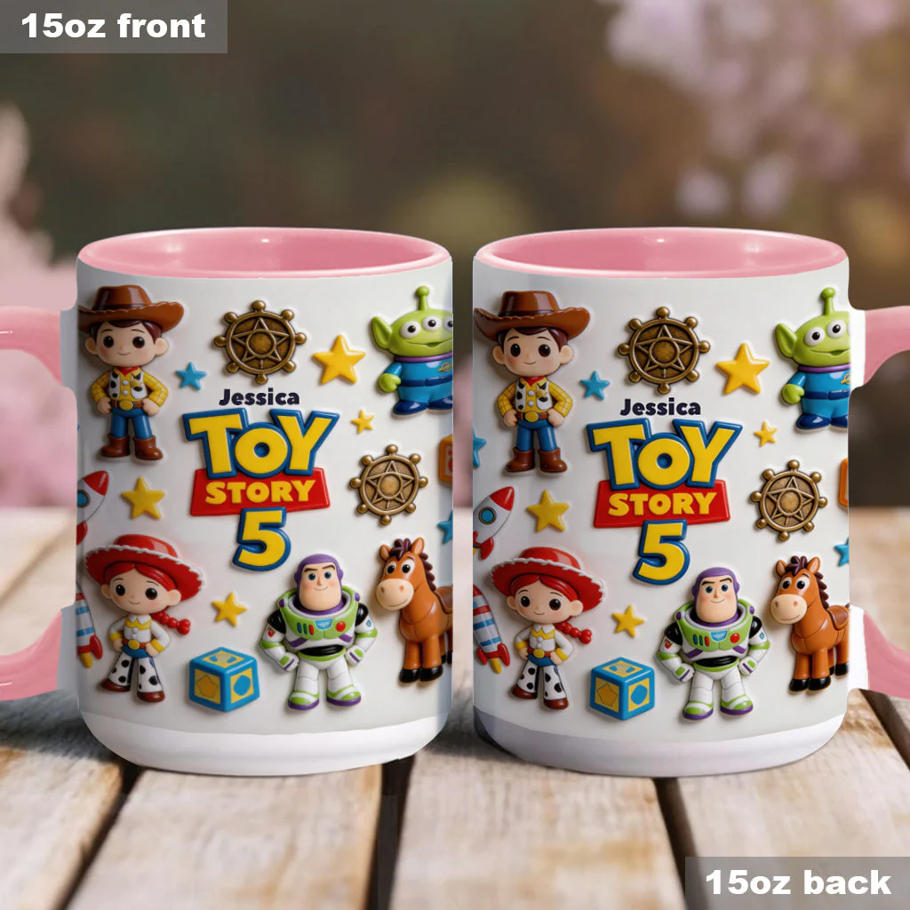 Just Loves Cowboy Story - Personalized Accent Mug - Gift For Fan Movies HH01 - Image 4
