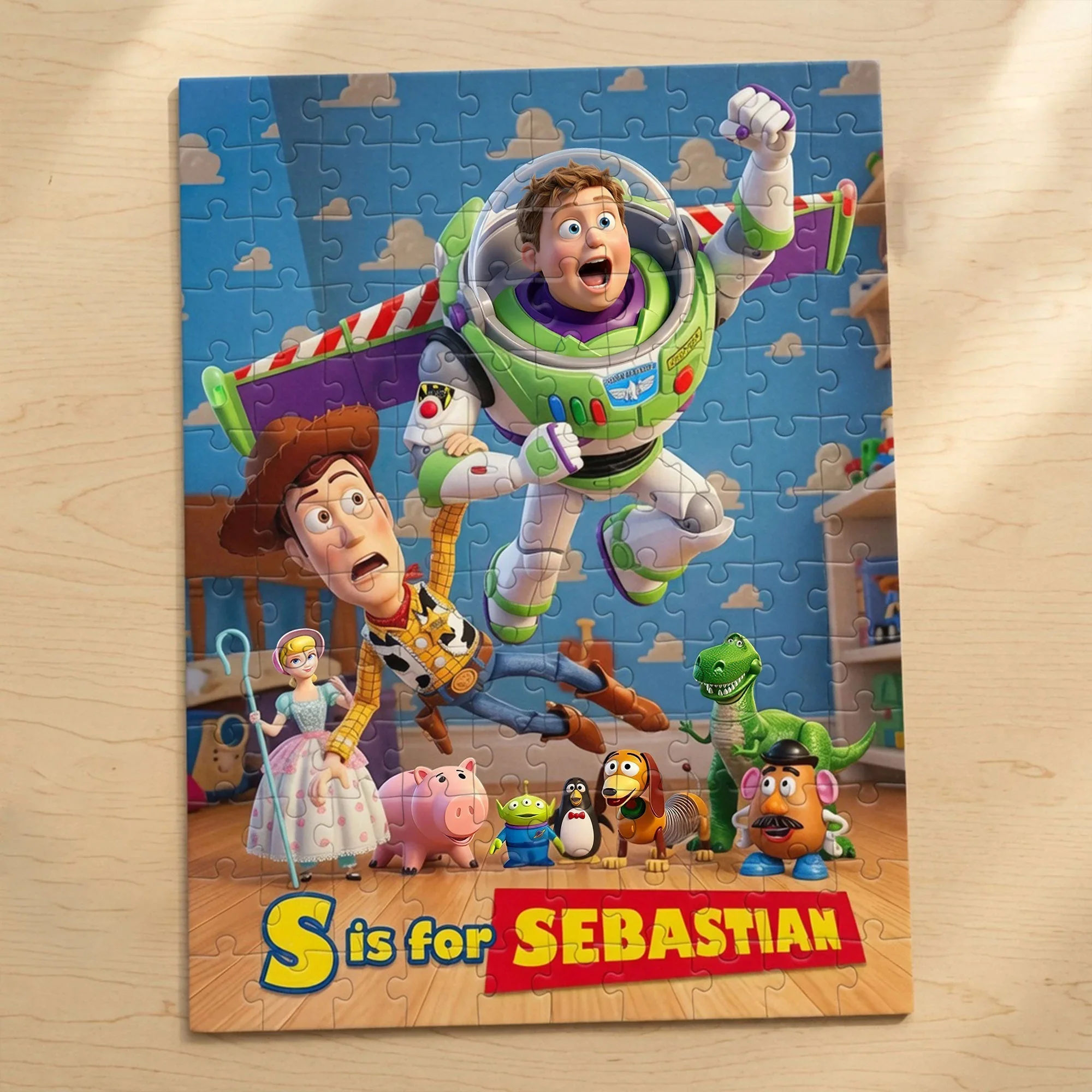 Just Loves Cowboy Story - Personalized Custom Photo Puzzle - Gift For Kids DSNY HH01 - Image 3