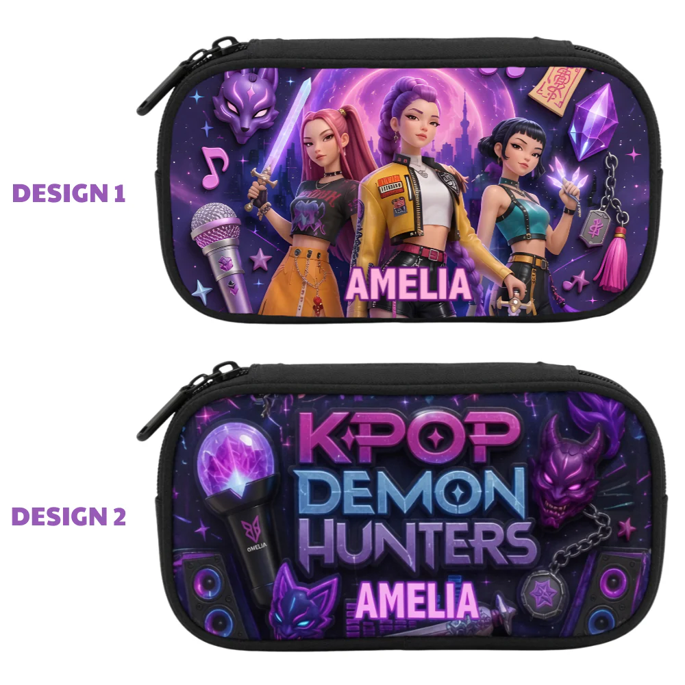 Just Loves Fantasy Girl - Personalized Backpack, Lunch Bag, Pencil Case & Water Bottle - Back to School Gift HH01 - Image 5