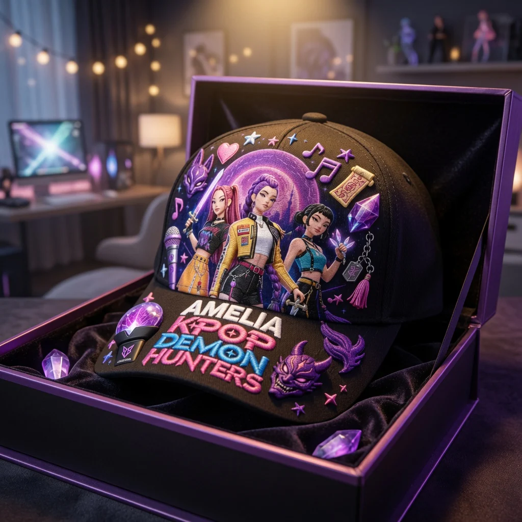 Just Loves Fantasy Girl - Personalized Kid Classic Cap - Gift For Her, Movie Fans - Image 3