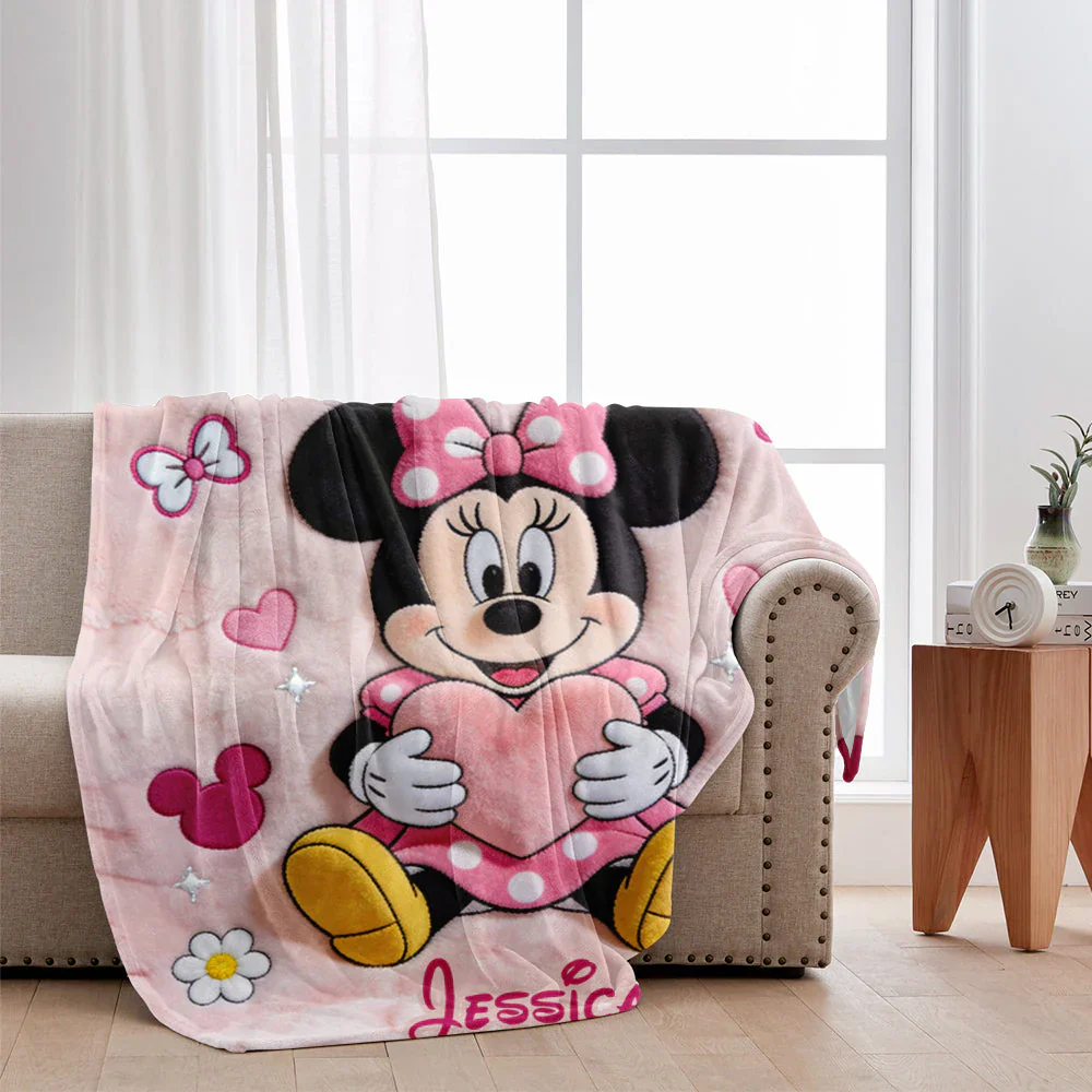 Just Loves Magic Mouse - Personalized Blanket - Gift For Kids MkMo HH01 - Image 2