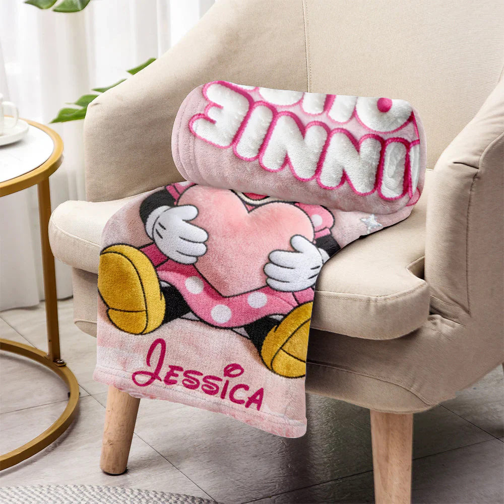 Just Loves Magic Mouse - Personalized Blanket - Gift For Kids MkMo HH01 - Image 3