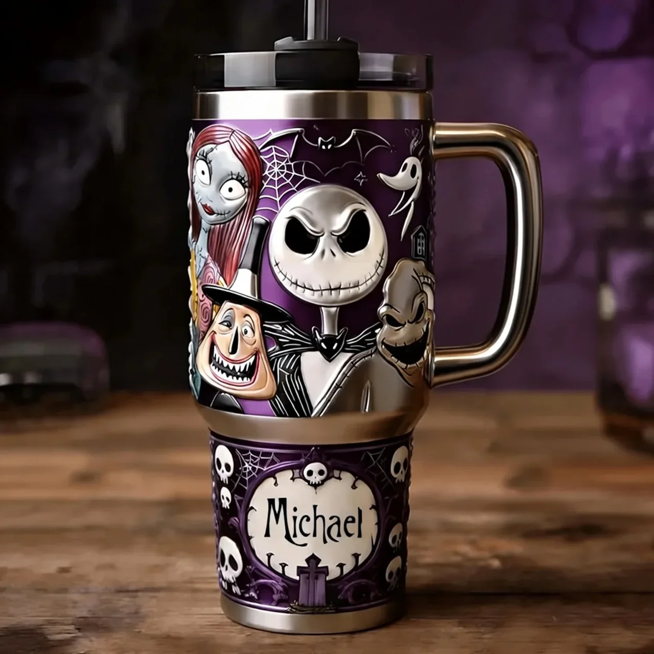 Just Loves Spooky - Personalized Tumbler - Gift For Movies Fan HH01