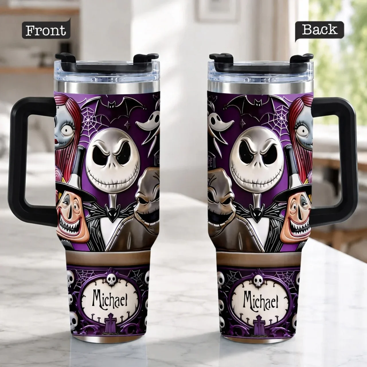 Just Loves Spooky - Personalized Tumbler - Gift For Movies Fan HH01 - Image 3