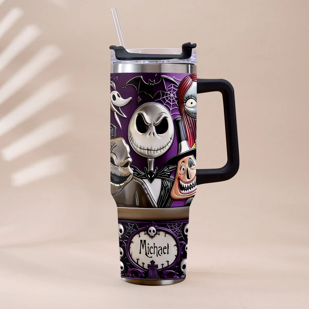 Just Loves Spooky - Personalized Tumbler - Gift For Movies Fan HH01 - Image 4