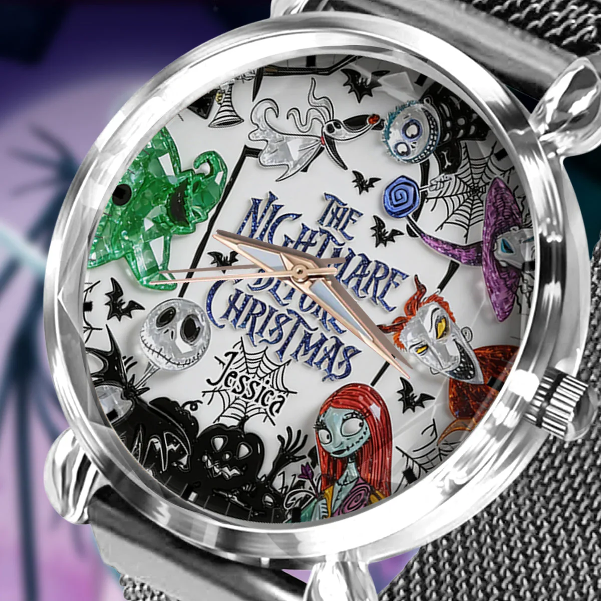 Just Loves Spooky - Personalized Woman Hand Watch - Gift For Her, Movies Fan