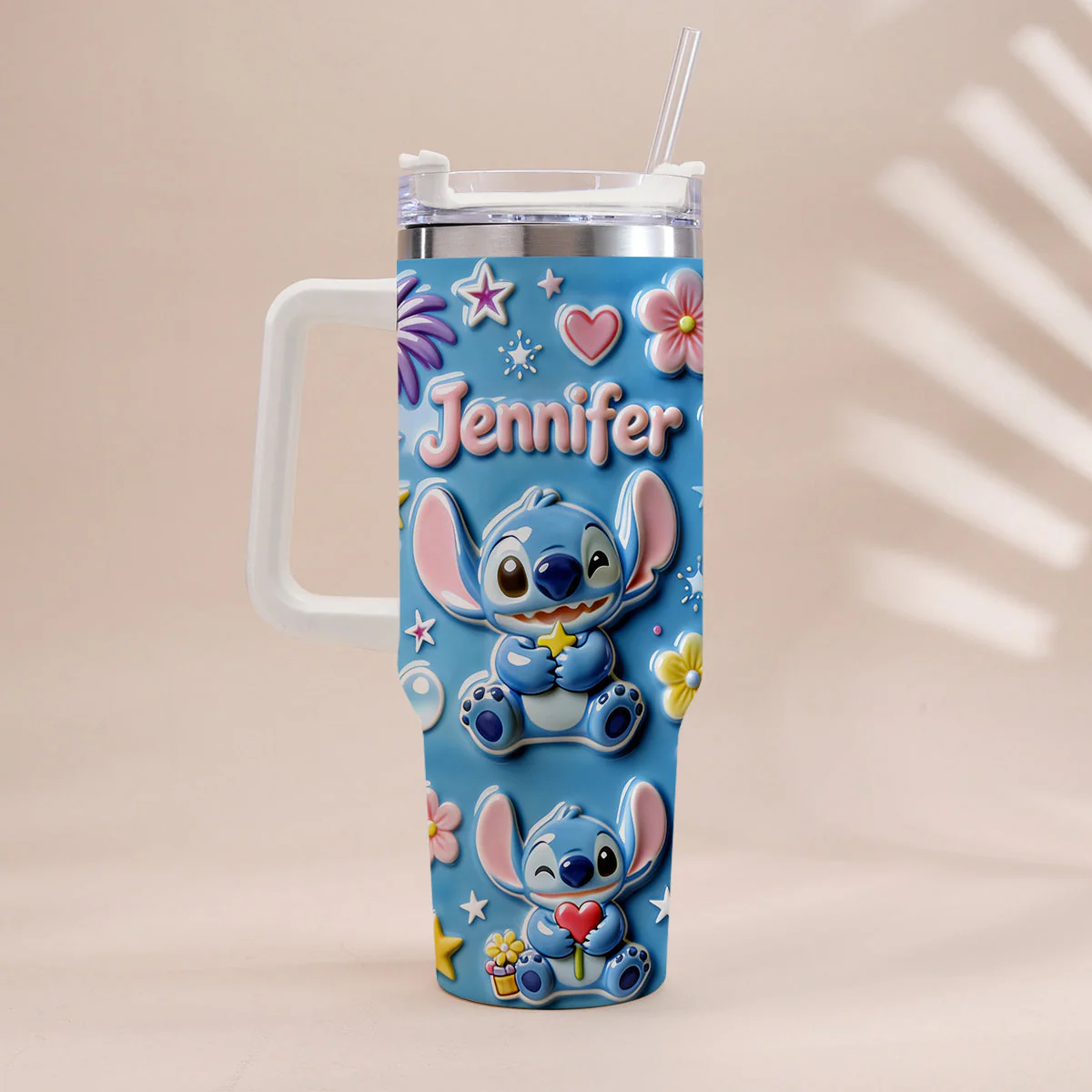 Just Loves Sti - Personalized Tumbler With Handle - Gift For Movie Fans NL122 - Image 5