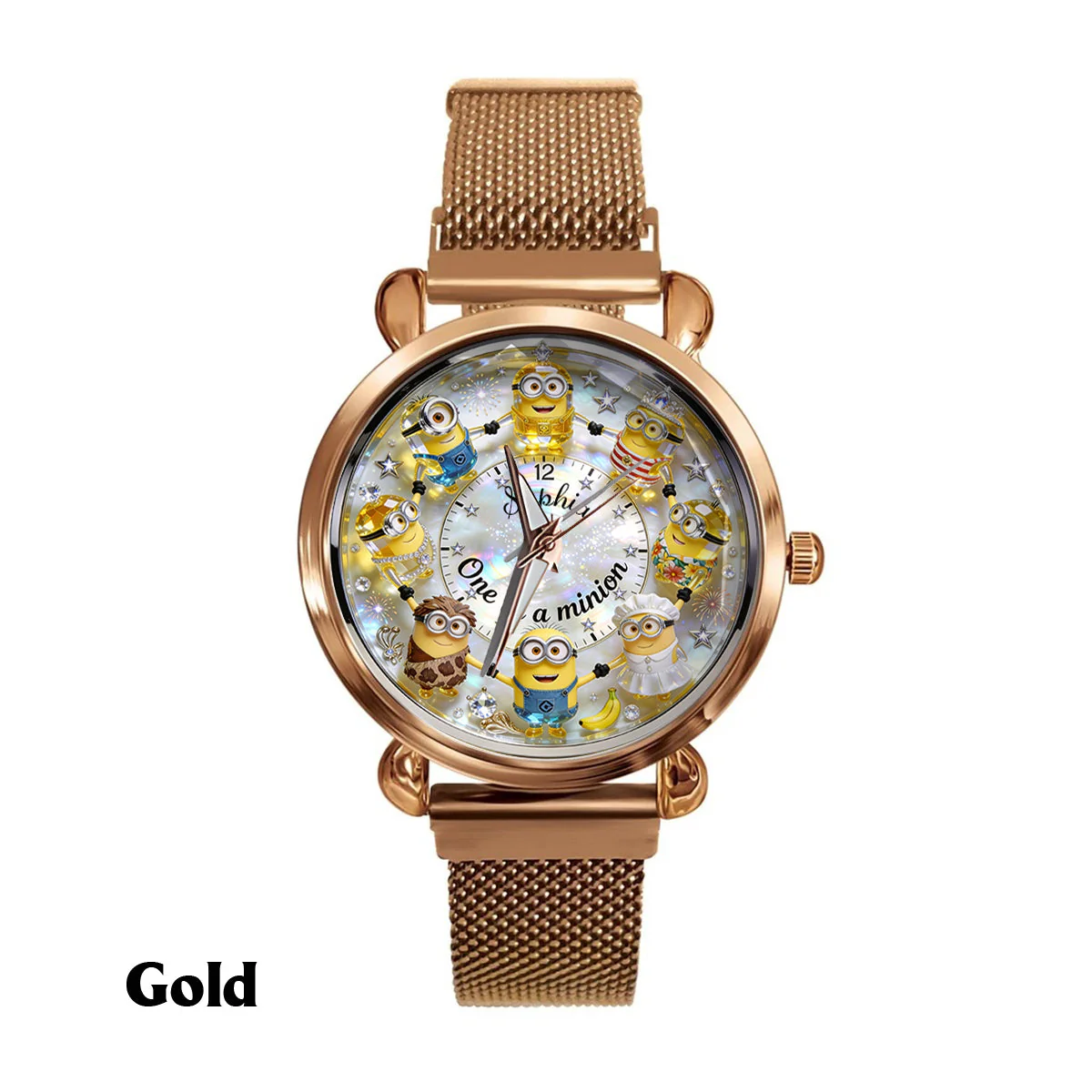 Just Loves Yellow Monster - Personalized Women Hand Watch - Gift For Her, Movie Fans HH01 - Image 6