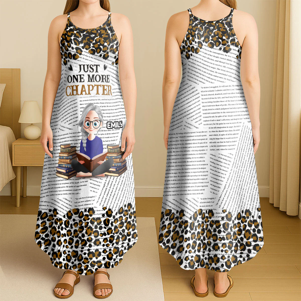 Just One More Chapter - Personalized Maxi Dress | CLB2