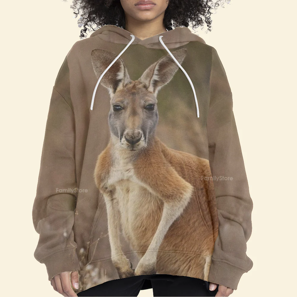 Kangaroo 3D All Over Printed Hoodie For Men, Women - Image 5