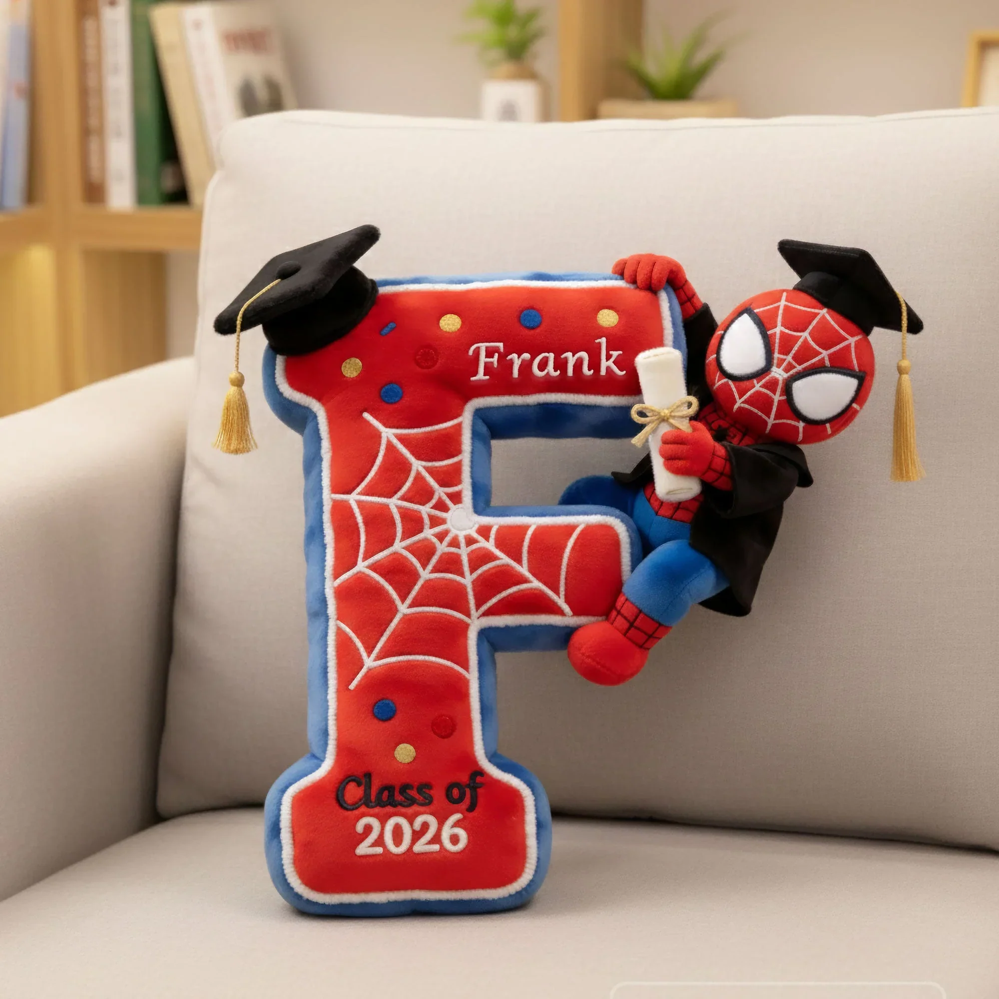 Kid Hero With Custom Name - Personalized Custom Shape Pillow - Graduation Gift For Kids - DCCo - Image 3